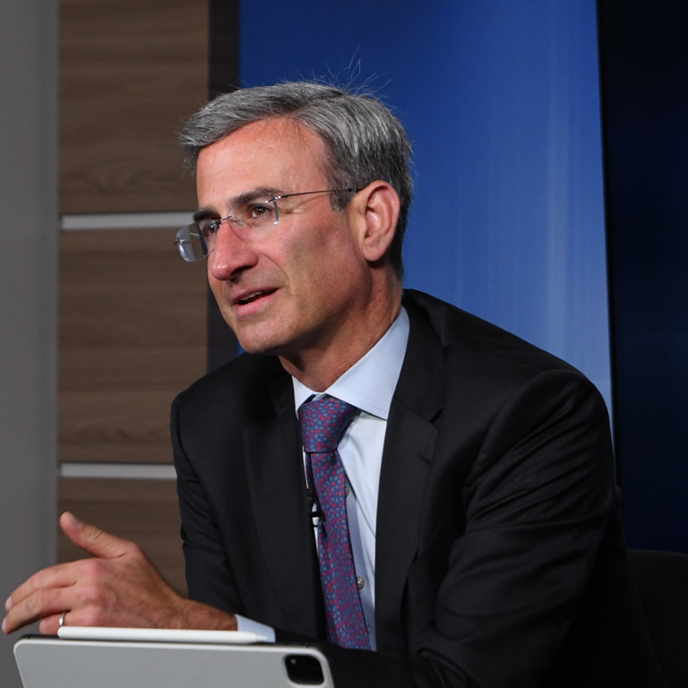 Peter Orszag Smiling in Studio